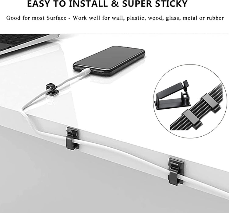 192 PCS Cable Management Kit 4 Wire Organizer Sleeve