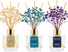 Reed Diffuser Set of 3,Clean Linen Ocean Mist&Sea Salt Lavender Eucalyptus Oil Reed Diffusers for Bedroom Living Room Office Aromatherapy Oil Reed Diffuser for Gift 50ml x 3