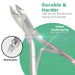 Professional Cuticle Trimmer & Nippers, Stainless Steel Nail Care Tool