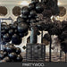 Black Balloons 140pcs Different Sizes of 18 12 10 5 Inch