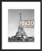 16x20 Picture Frame, Wall Decor Poster Frames, Black 1 Pack