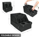 Car Backseat Organizer with 11 Compartments & 2 Cup Holders, Black