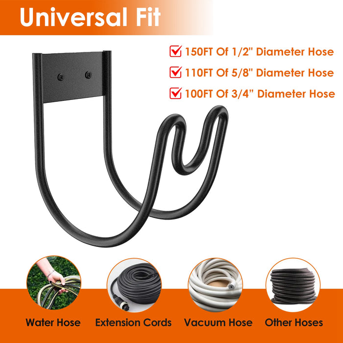 Two-Pack Heavy-Duty Garden Hose Holders