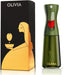 OLIVIA SIGNATURE Oil Sprayer for Cooking, 200ml Glass, Green/Gold