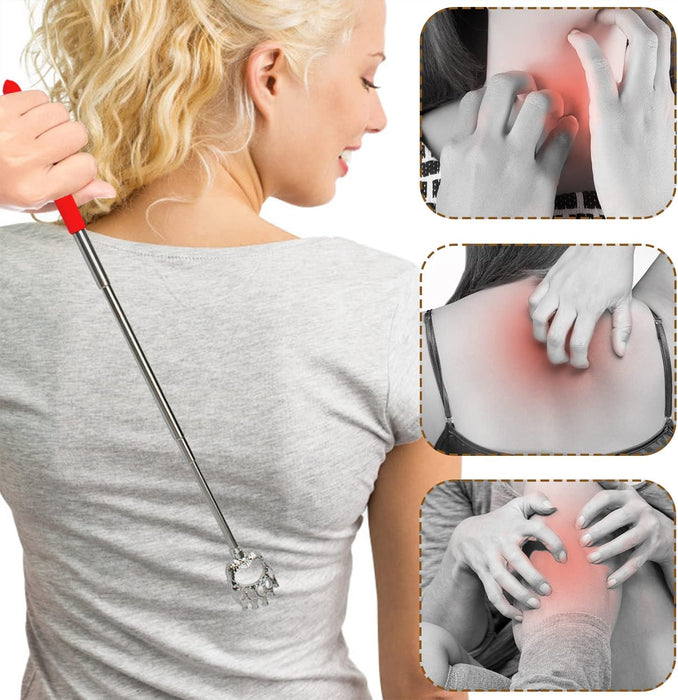 6 Pack Back Scratcher, Stocking Stuffers for Men Women Adults