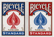 Playing Cards 2 Pack Standard Poker Size Red and Blue