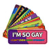 Rainbow Magnetic Bumper Sticker – Funny Reusable Car Magnet, 7.8 X 3.1 Inches, Automotive Exterior Accessory for Cars, Trucks and Refrigerator Decor