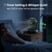 3-in-1 Camping Fan - Portable Fans Rechargeable - 24000mAh Battery Powered Fan with Light & Remote for Indoor, Outdoor, Tent, Travel, Fishing, Jobsite, Gifts for Men Dad Him - Green