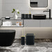 9PCS Black and Gold Bathroom Accessories Set