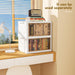 4 Tier Plastic Storage Bins with Lid 32QT, Stackable Storage Bins