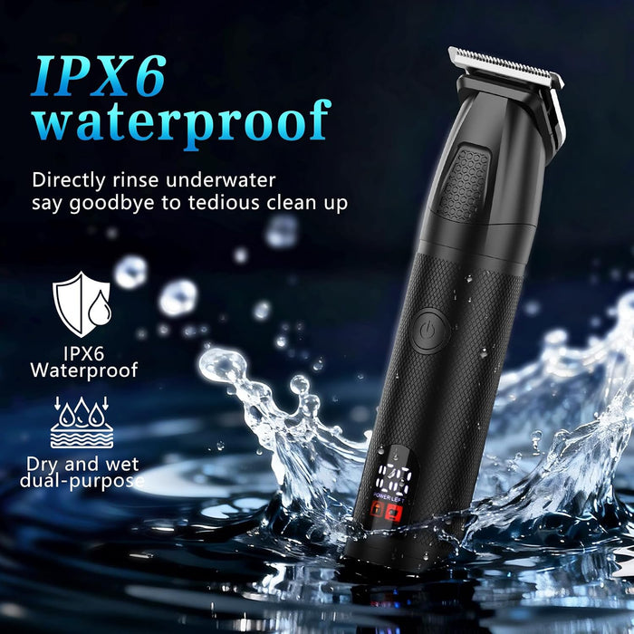 Manscape Body & Beard Trimmer for Men,Waterproof,6 in 1 Grooming Kit