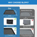 Washing Machine Pan, Drain Pan & Drip Pan, 30"x32" Thickened Silicone Mat with 1" Raised Edge, Non-Slip & Waterproof, Fo