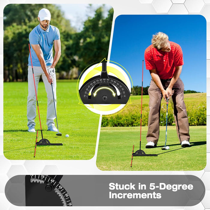 180° Adjustable Golf Alignment Sticks Holder