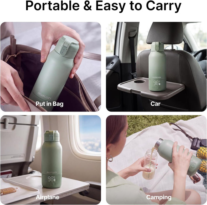 Portable Bottle Warmer for Breast Milk, Baby Travel Essentials