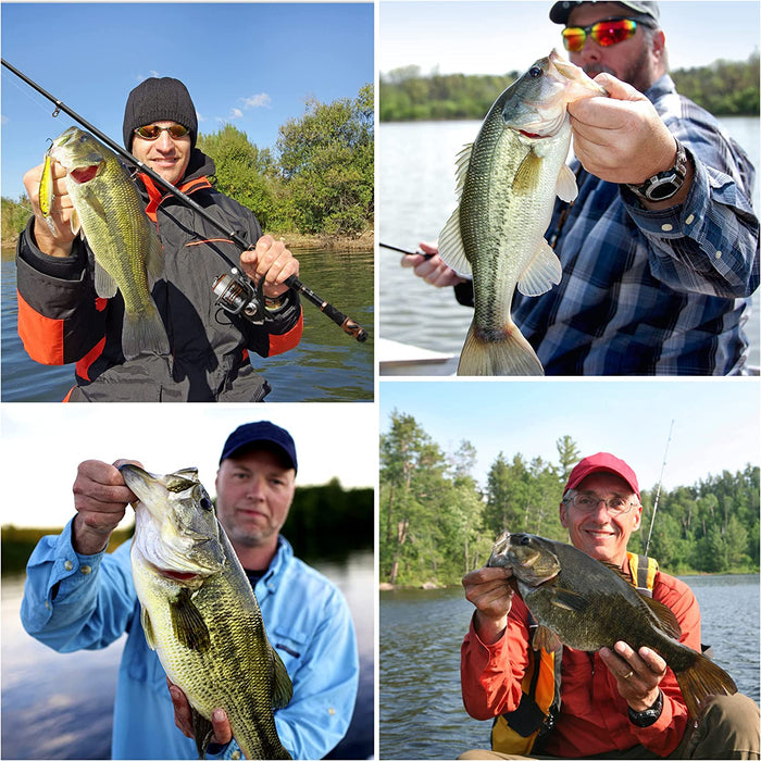 Fishing Rod and Reel Combos - Carbon Fiber Telescopic Fishing Pole - Spinning Reel 12 +1 Shielded Bearings Stainless Steel BB