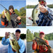 Fishing Rod and Reel Combos - Carbon Fiber Telescopic Fishing Pole - Spinning Reel 12 +1 Shielded Bearings Stainless Steel BB