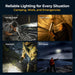 Telescopic Camping Light CL04, 15600mAh Camp Lantern Rechargeable