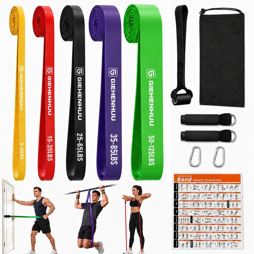Resistance Bands for Working Out, Exercise & Workout Bands, 5 Levels