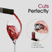 2 Pcs Wine Foil Cutter with Magnetic Design, Black