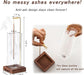 Incense Holder, Wooden Incense Burner with Glass Ash Catcher (Wooden Square)