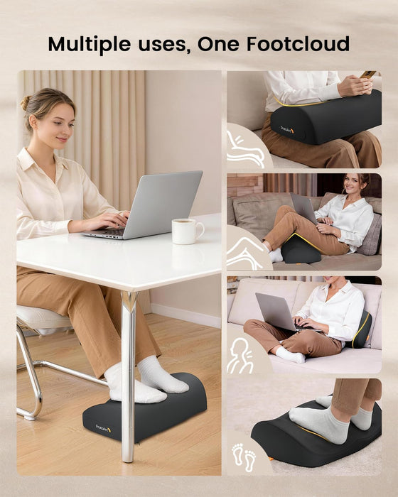 Ergonomic Office Foot Rest Under Desk with Massage Dots