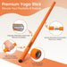 Yoga Stick, Upgraded 5ft Sturdy Steel Mobility Stick, Adjustable Exercise Equipment for Stretching, Flexibility & Balanc
