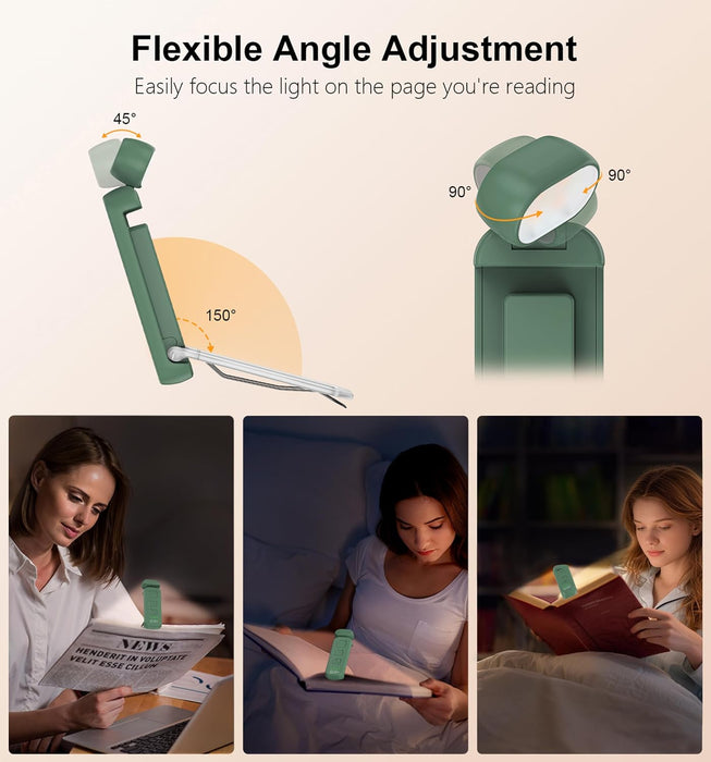 Reading Light, Rechargeable Book Light for Reading in Bed