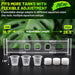 Telescoping Aquarium Plant Holder with 3 Sponge Cups