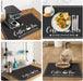 Fashion Coffee Mat, Dish Drying Mat 12" x 20" Black