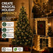 Warm White Christmas Lights, 2 Pack Total 40FT 200 Count Incandescent Christmas Mini Tree String Lights, Waterproof Christmas Decorations for Outdoor Indoor Xmas Patio Home Party Garden Yard Decor