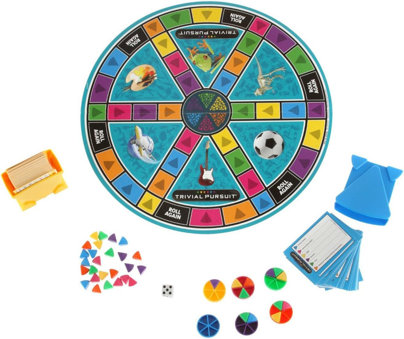 Trivial Pursuit Game: Family Edition Board Game, Family Trivia Games for Adults and Kids, 2+ Players, Ages 8+ (Amazon Ex