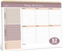 Weekly To Do List Notepad with 52 Undated Sheets（8.5"×11"）- Undated Weekly Planner Notepad for Office Desk Accessories a
