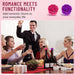 2‑Pack Silicone Wine Stoppers, Rose Shaped Bottle Stoppers