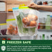 24 Pack Reusable Food Storage Bags Dishwasher Microwave Safe