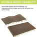 Cat Scratching Board, Corrugate Cat Scratcher for Indoor Cats with Catnip, Cat Scratch Pad with Premium Scratch Textures Design, Cardboard Cat Scratcher with Double-Sided Usability (Pack of 2)