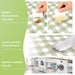 Extra Large Picnic Outdoor Blanket, 80''x80'' Waterproof Foldable Blankets Gingham Picnic Mat for Beach, Camping Grass L