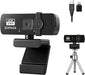4K Webcam with Tripod, PC Ultra HD Web Camera with Microphone, PDAF Autofocus,Privacy Cover,USB A & USB C Adapter, Plug 