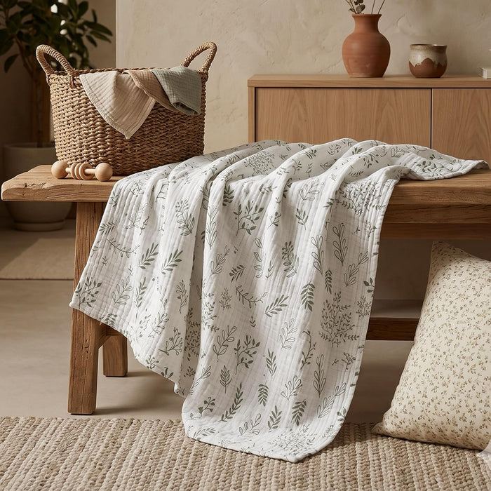 Muslin Swaddle Blankets for Newborn, 3 Pack Breathable Soft Receiving Blanket, Large 38 x 40 inches Swaddle Wrap Burping Clothes, Essentials Infant Shower Items, Toddler Gift (Bright Colors)