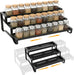 Spice Rack Organizer for Cabinet, 13-21.5" Expandable Spicy Shelf