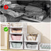 5 Pack Closet Organizers Stackable Storage Box