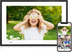 Digital Picture Frame 10.1 Inch Digital Photo Frame 32GB Storage, WiFi Picture Frame with1280x800 IPS Touch Screen, Auto-Rotate Photo Frame Share Your Photos and Videos via AiMOR App, Black