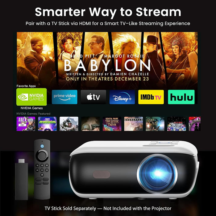 Native 1080P Bluetooth Projector - Standard