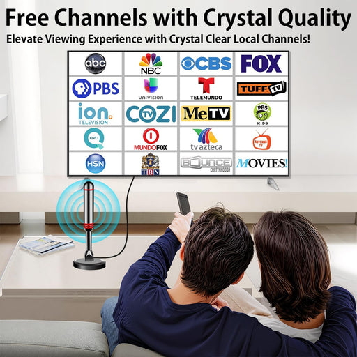 Digital TV Antenna for Smart TV Indoor, HDTV Antenna with Magnetic Base