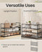 Shoe Rack, 3-Tier Shoe Organizer, Metal Storage Shelf