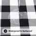 6 Foot Picnic Table Cloth, Flannel Backed Fitted Vinyl tablecloths