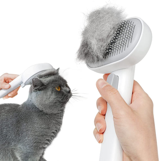 Cat Brush for Shedding, Cat Brushes for Indoor Cats, Cat Brush for Long or Short Haired Cats, Cat Grooming Brush Cat Com