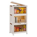 Three-Piece Rolling Foldable Storage Bins