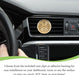 2PCS Stick on Dashboard Car Clock, Mini Luminous Analog Clock with Vent Clip & Adhesive Tape, Tiny Watch Pocket Clock Air Vent Dashboard Decor for Car Motorcycle Bike Home (Golden+White)