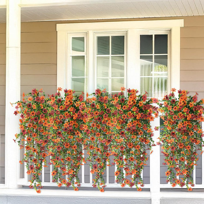 Artificial Fall Fake Flowers for Outdoor Fall Decoration