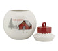 10 Strawberry Street "Merry & Bright" Ornament Cookie Jar